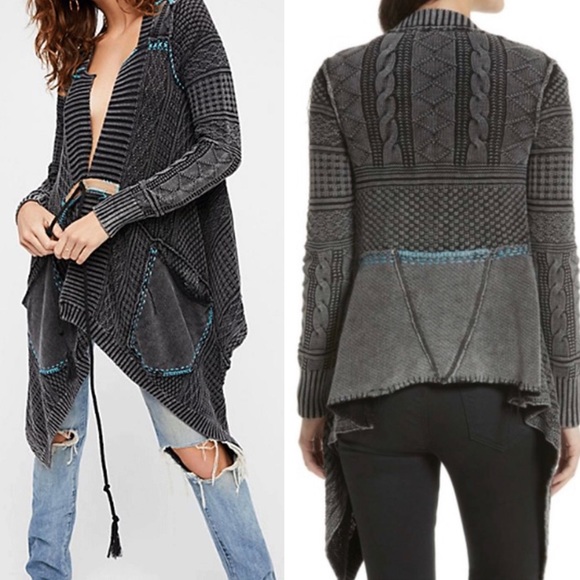 Free People All Washed Out Cardi - Picture 5 of 8